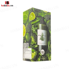 Sữa rửa mặt Wonder Bath Super Vegitoks Cleanser 300ml xanh chính hãng