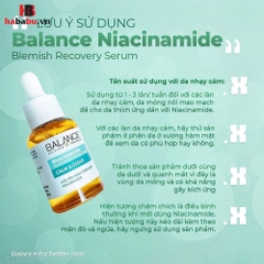 Serum Balance Active Formula Niacinamide 30ml chính hãng
