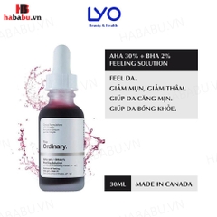 Serum The Ordinary AHA 30% BHA 2% Peeling Solution 30ml chính hãng