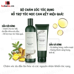 Bộ gội xả Gừng Trắng Weilaiya Ginger 400ml + 250ml chính hãng