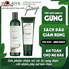 Bộ gội xả Gừng Trắng Weilaiya Ginger 400ml + 250ml chính hãng