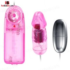 Trứng rung tăng khoái cảm inox Baile chính hãng