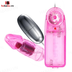 Trứng rung tăng khoái cảm inox Baile chính hãng