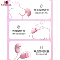 Trứng rung Jiuuy Magic Box liếm mút 10 chế độ chính hãng
