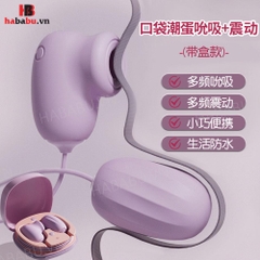 Trứng rung Jiuuy Pocket Tidal Bag mút 10 chế độ chính hãng