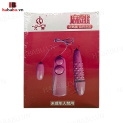 Trứng rung tăng khoái cảm JIUAI 2 đầu gai chính hãng