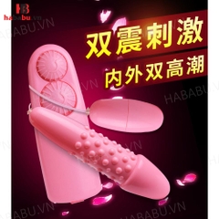 Trứng rung tăng khoái cảm JIUAI 2 đầu gai chính hãng