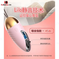 Trứng rung tăng khoái cảm Lilo Vibrator 10 chế độ chính hãng