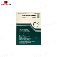 Tăng cường sinh lý nam Kamagra 100mg hộp 4 viên chính hãng