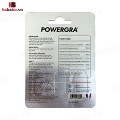Tăng cường sinh lý nam Powergra For Men vỉ 1 viên chính hãng