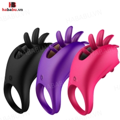 Vòng rung dương vật Cock Rings lưỡi liếm chính hãng