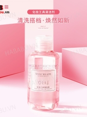 Nước rửa vệ sinh dụng cụ makeup Maycreate 160gr chính hãng