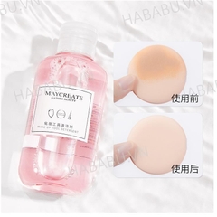 Nước rửa vệ sinh dụng cụ makeup Maycreate 160gr chính hãng