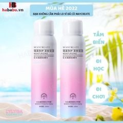 Xịt chống nắng Maycreate Moisturizing Spray 150ml chính hãng