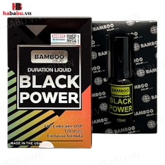 Xịt chống xuất tinh sớm Bamboo Black Power 15ml chính hãng