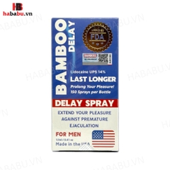 Xịt chống xuất tinh sớm Bamboo Delay 12ml chính hãng