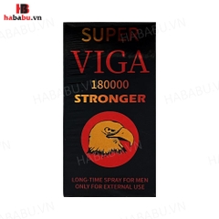 Xịt chống xuất tinh sớm Super Viga 180000 Stronger 15ml chính hãng