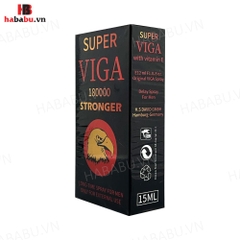 Xịt chống xuất tinh sớm Super Viga 180000 Stronger 15ml chính hãng