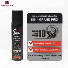 Xịt khử mùi nón bảo hiểm Su Star Grand Prix 75ml chính hãng