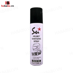 Xịt khử mùi nón bảo hiểm Su Star Race On 75ml chính hãng