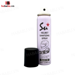Xịt khử mùi nón bảo hiểm Su Star Race On 75ml chính hãng