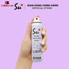 Xịt khử mùi nón bảo hiểm Su Star Race On 75ml chính hãng