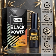 Xịt chống xuất tinh sớm Bamboo Black Power 15ml