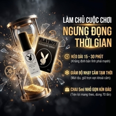 Xịt chống xuất tinh sớm Playboy Đen 5ml