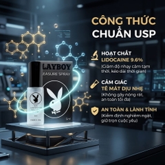 Xịt chống xuất tinh sớm Playboy Đen 5ml