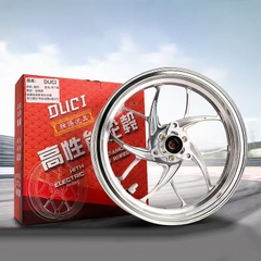 Vành 12 inch DUCI CNC , kèm vòi CNC dùng cho xe điện
