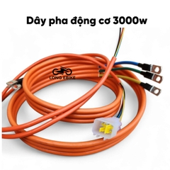 dây pha động cơ xe điện 3000w pha rời