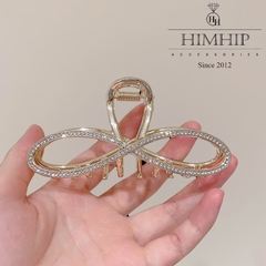 Kẹp Càng Cua HimHip Đính Đá Phale Thắt Nơ Sang Trọng 10.5cm