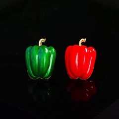 Pin Cài Áo HimHip Ớt Chuông Dễ Thương HKCC Phủ Bóng 1,4*1cm