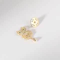 Pin Cài Áo HimHip Nam Nữ Cú Mèo Mắt Xanh Lá Đáng Yêu HKCC Đính Phale 1,5*2,5cm