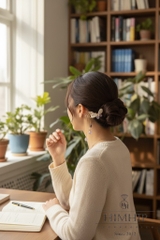 Trâm Cài Tóc HKCC Bích Điệp 17.5*10.5cm Kèm Hộp Phụ Kiện Áo Dài