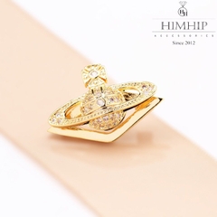 Trâm, Ghim Cài Áo HimHip Vũ Trụ Vàng Sang Trọng HKCC Đính Phale 3*2cm