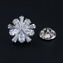 [Noel] Pin Cài Áo HimHip Hoa Tuyết Sang Trọng HKCC Đính Phale 2x2cm