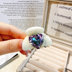 Kẹp Càng Cua HimHip Composite Phối Phale Trái Tim Sang Trọng 8 Răng 3x3.5cm