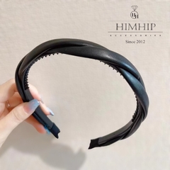 Bờm HimHip Vải Da Xoắn Thanh Lịch 2cm
