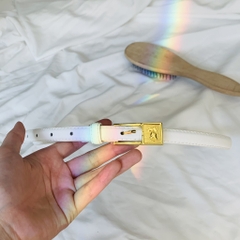 Dây Lưng HimHip Da Thật Khoá Chữ Nhật Logo Hoa Hồng 1.5x100cm