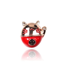 Pin Cài Áo HimHip Mèo Và Túi Thần Tài May Mắn HKCC Đính Phale 1,5cm