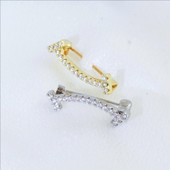 Trâm, Ghim Cài Xiên HimHip Mặt Cười Sang Trọng HKCC Đính Phale 0.5x2.3cm HPBD