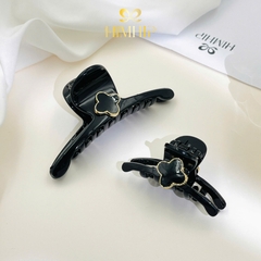 Kẹp Càng Cua HimHip Composite Dáng Dẹt Hoa Bốn Cánh May Mắn