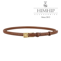 Dây Lưng HimHip Da Thật Khoá Chữ Nhật Logo Hoa Hồng 1.5x100cm