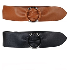 Dây lưng da miếng 1mặt khoá tròn sang trọng 5.2-6.6*98cm