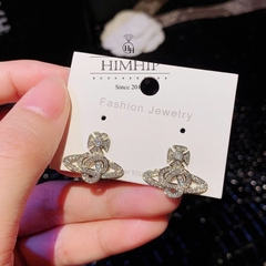 Khuyên Tai Ngắn HimHip Hành Tinh Thanh Lịch HKCC Đính Phale 1.5cm