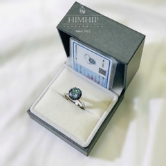 Nhẫn Freesize HimHip Bạc 925 Phối Đá Moissanite