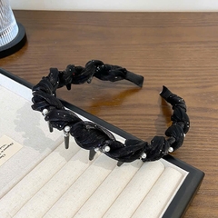 Bờm HimHip Xoắn Voan Kèm Răng To Quý Phái 2.2cm