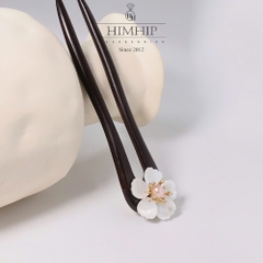 Trâm Cài Tóc HimHip Bạch Hồng Mai 15cm Hộp Phụ Kiện Áo Dài