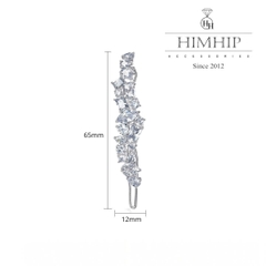 Kẹp Mái HimHip HKCC Sóng Phale Lấp Lánh 6.5x1.2cm